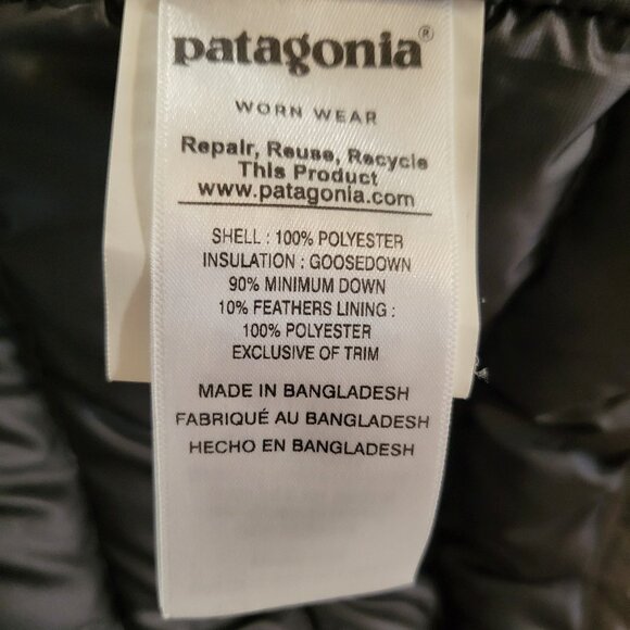 Patagonia Down Sweater Jacket Women`s color gray Size XS - Picture 8 of 9